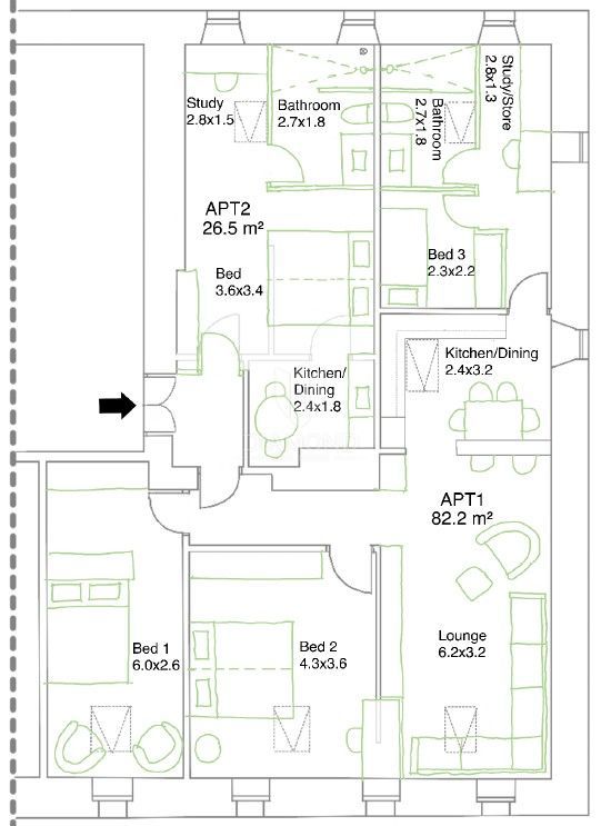 FIUME, CENTRO - MANSARDA PER INVESTIMENTO