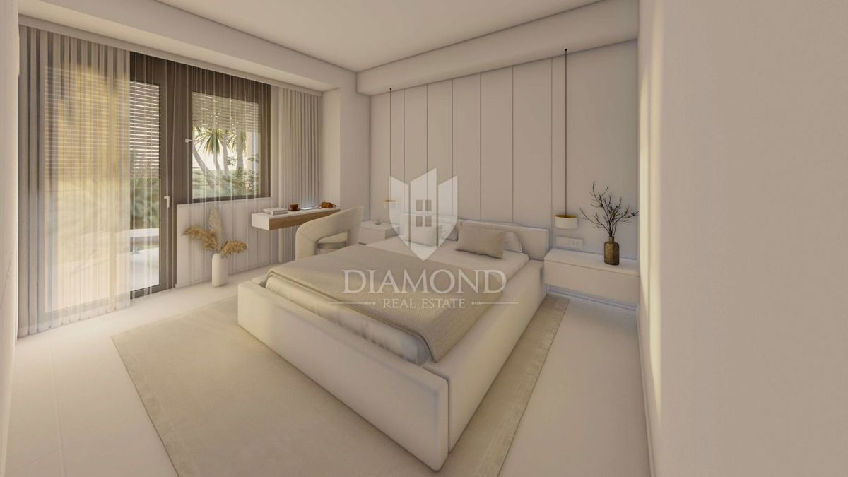 Umag, appartamento di lusso a 150 metri dal mare con giardino!