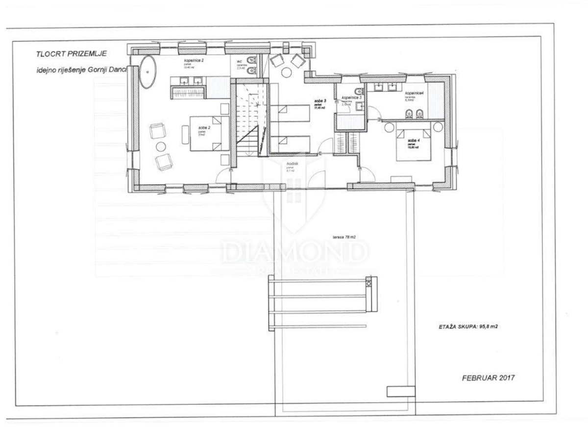 Parenzo, dintorni, casa di lusso in costruzione