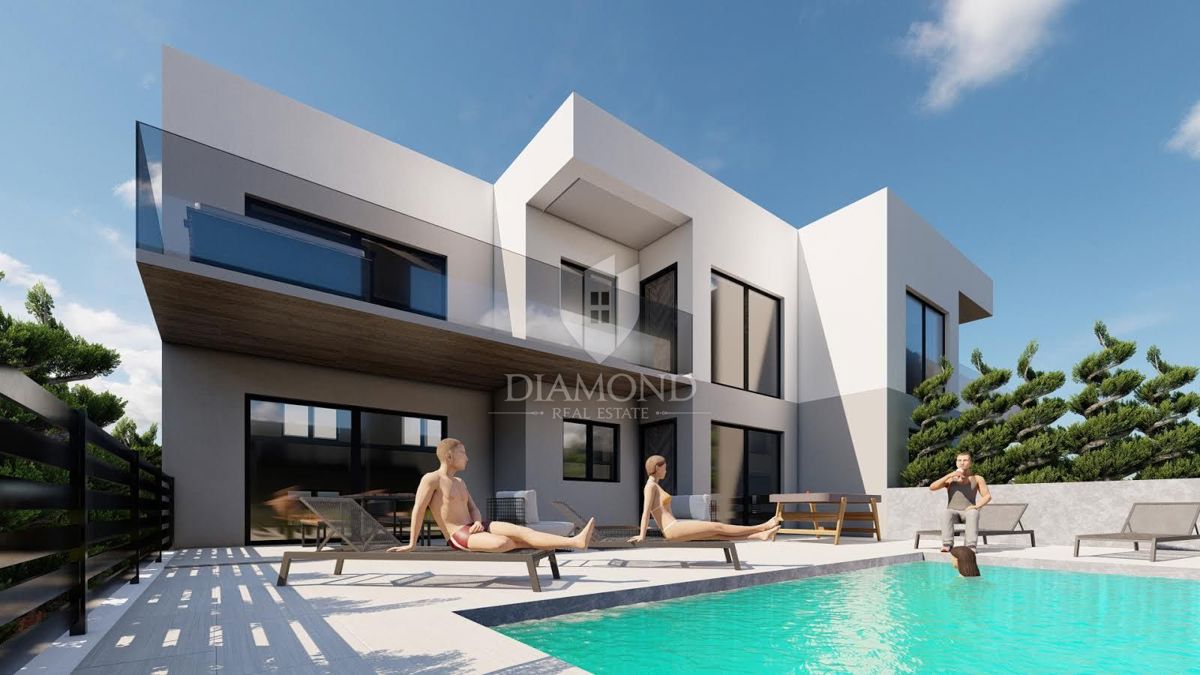Parenzo, dintorni, lussuoso appartamento al piano terra con piscina!