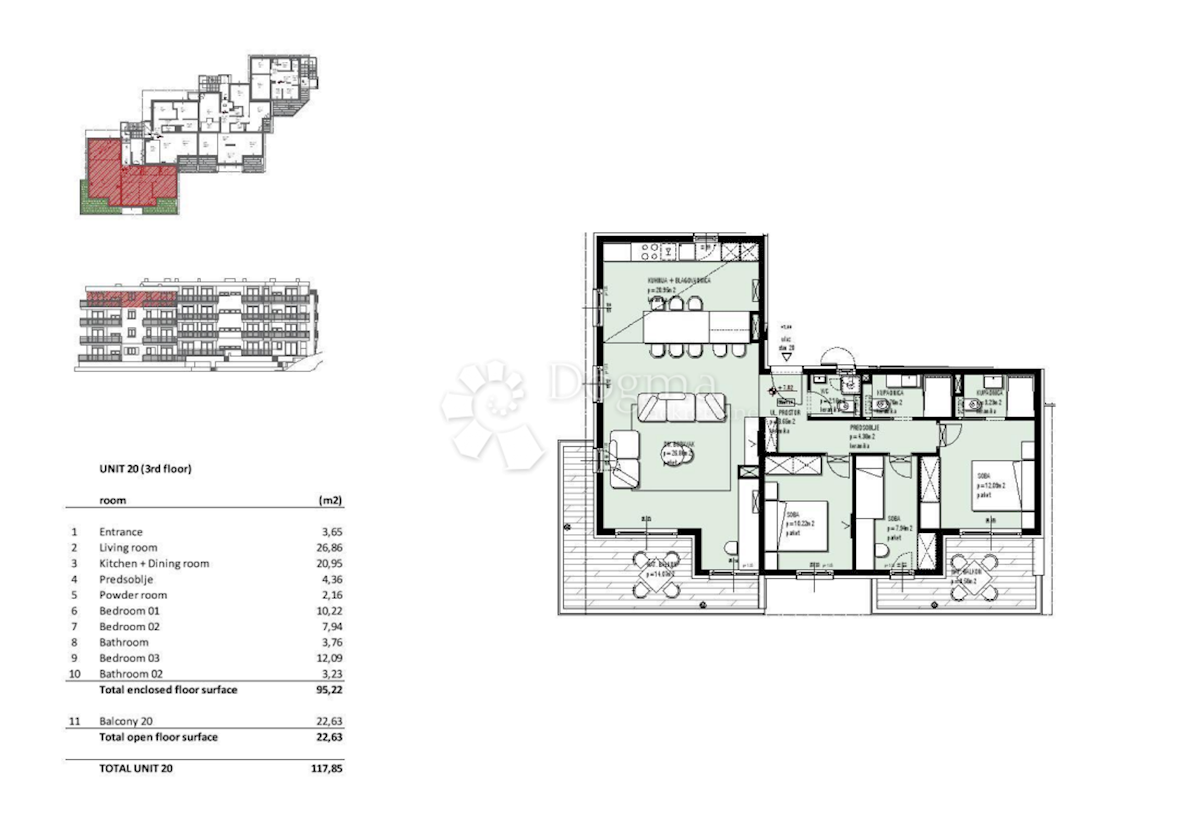 Allogio Seget Vranjica, Seget, 45,80m2