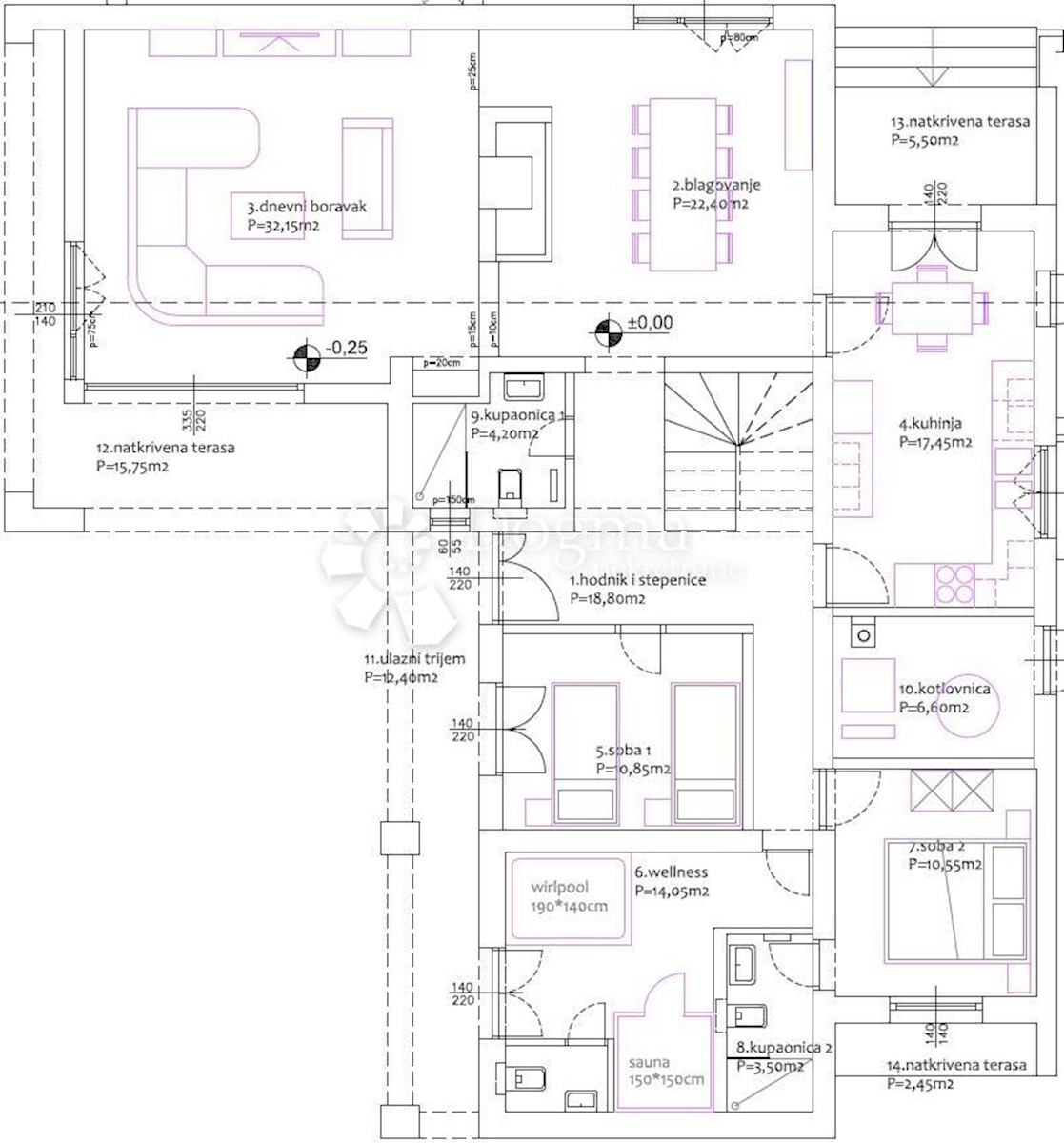 Casa Rabac, Labin, 300m2