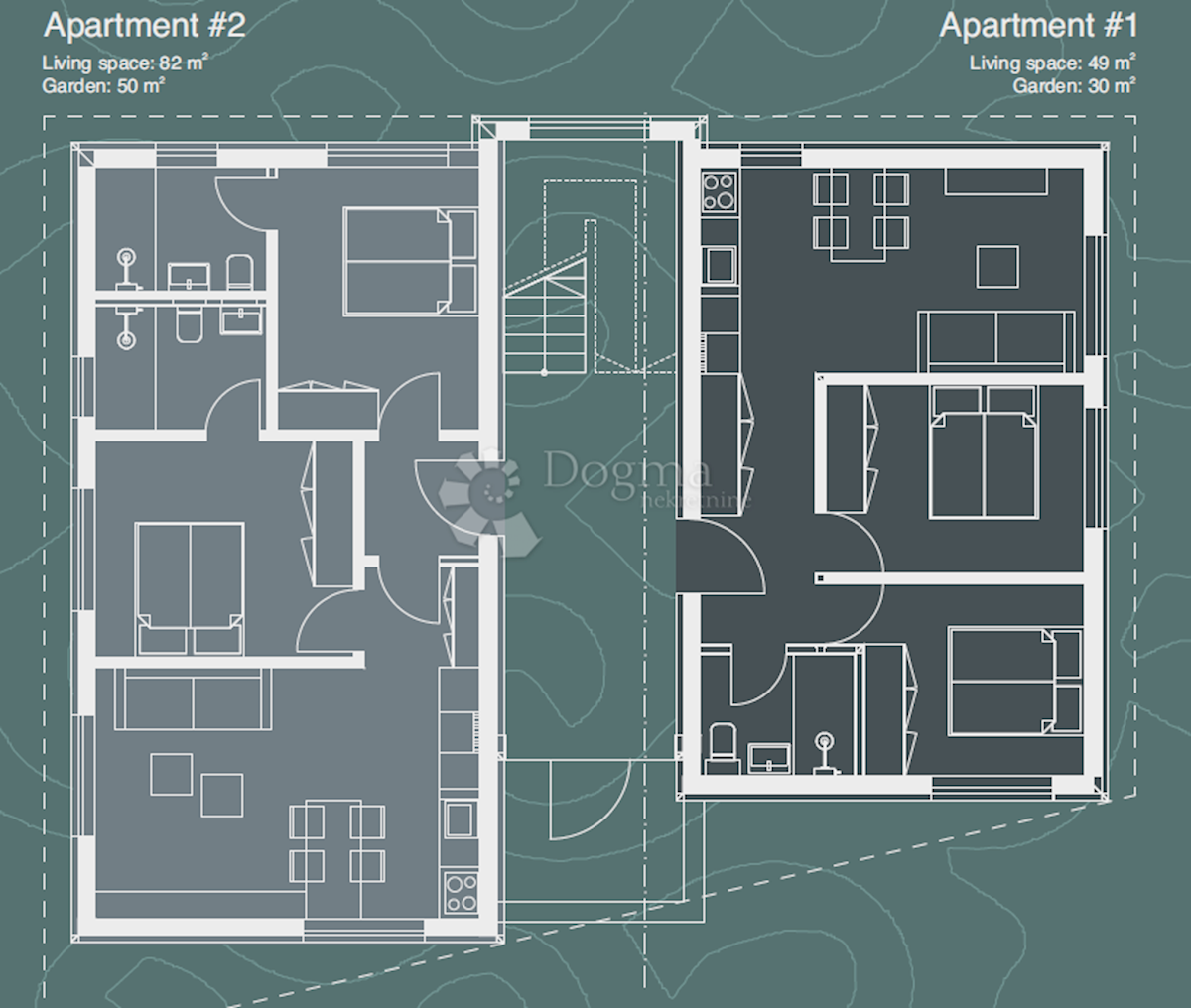 Appartamento Pakoštane, 49m2