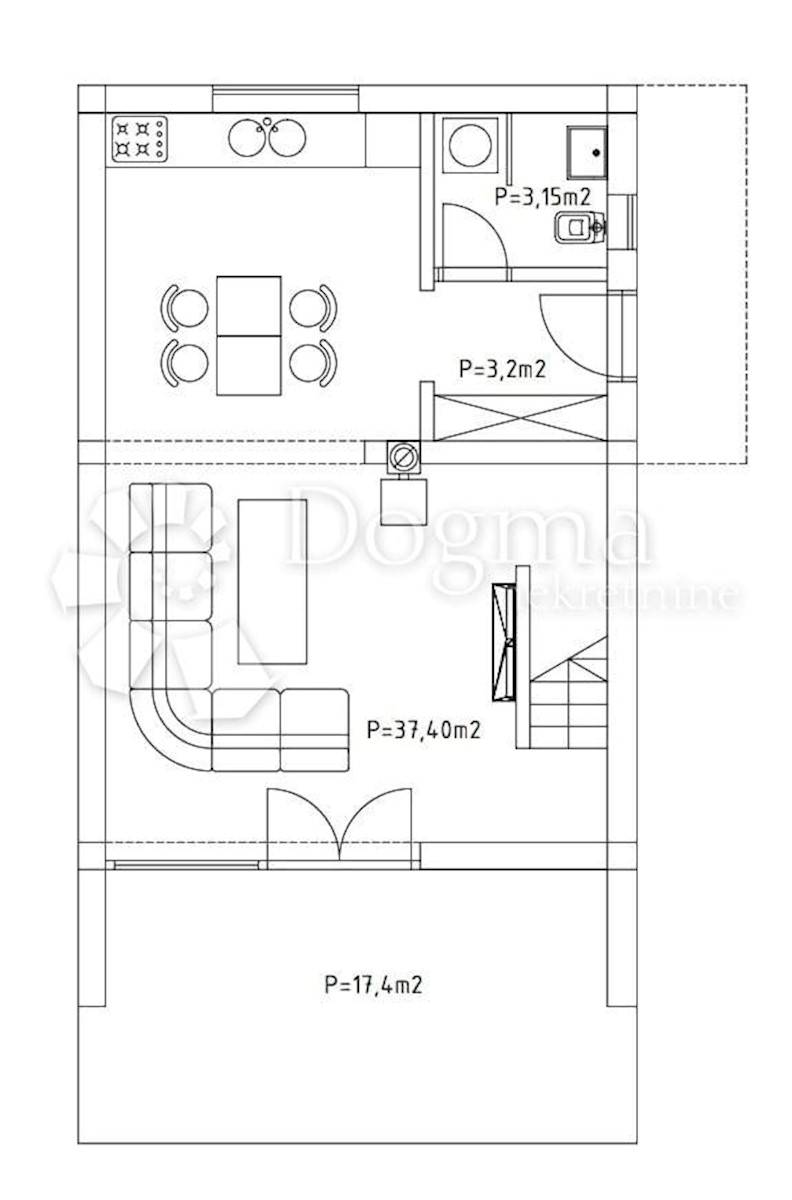 Casa Donji Oštri Vrh Ozaljski, Ozalj, 100m2