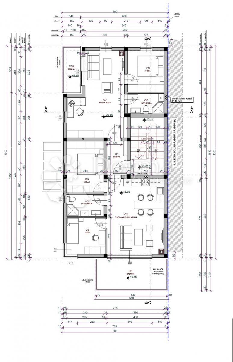 Allogio Medulin, 38,72m2