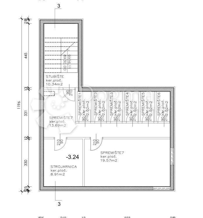 Appartamento Sukošan, 92,49m2