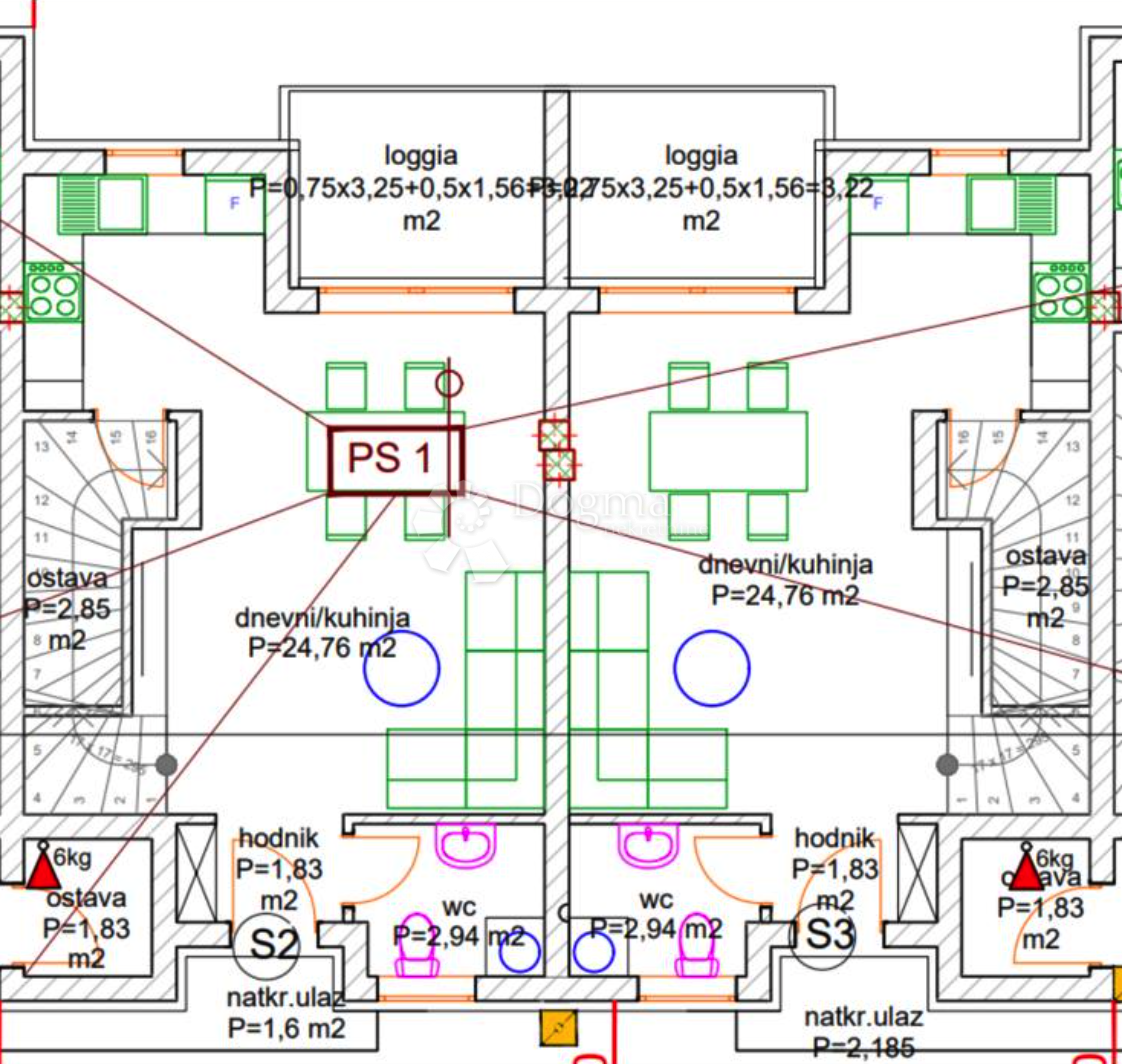 Allogio Ližnjan, 90m2