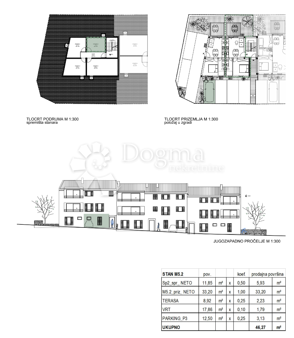 Appartamento Cres, 45,69m2