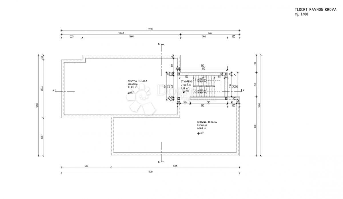 Appartamento Okrug Gornji, Okrug, 72,64m2