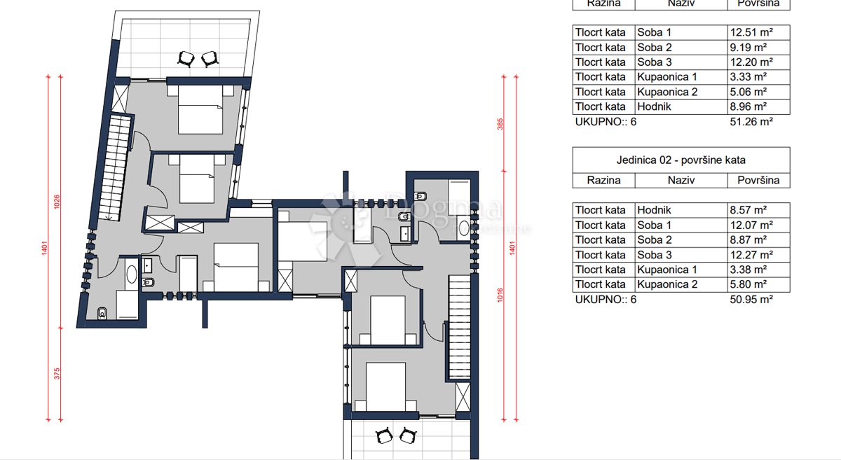 Casa Novalja, 160,28m2