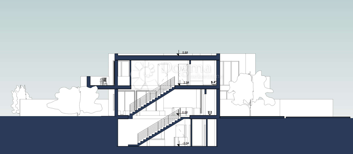 Casa Novalja, 160,28m2