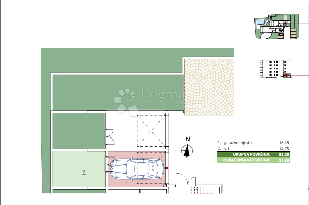 Allogio Seget Donji, Seget, 91,42m2