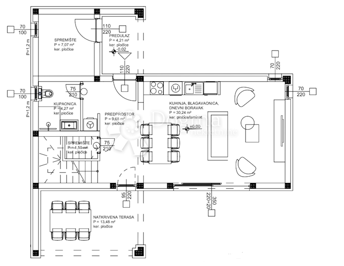 Casa Grbe, Nin, 97,74m2