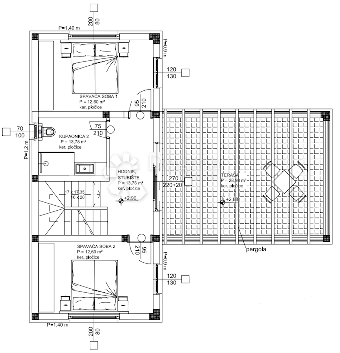 Casa Grbe, Nin, 97,74m2