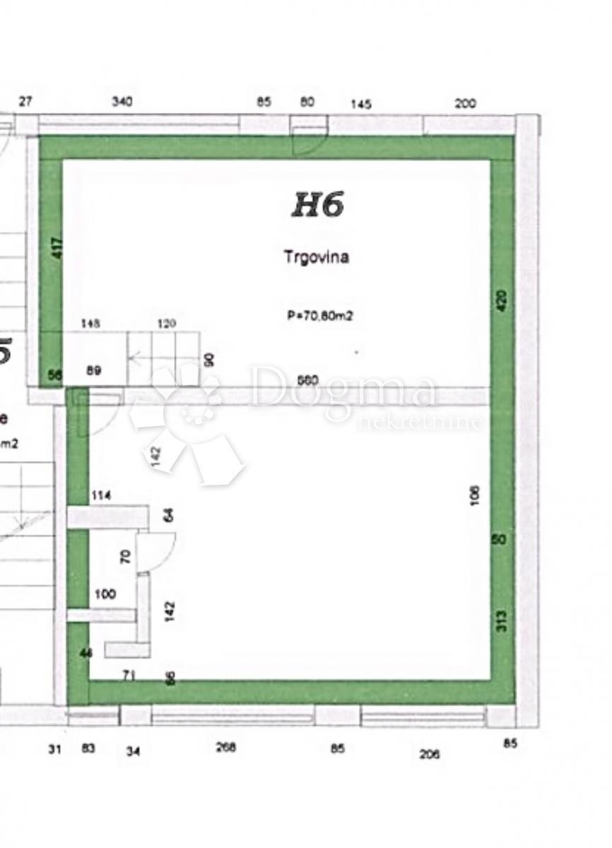 Locale commerciale Maksimir, 70m2