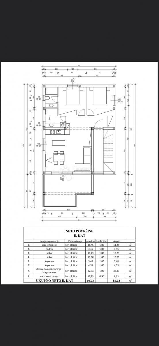 Appartamento Vir, 94,14m2