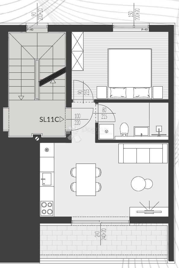 Allogio Štinjan, Pula, 57,13m2