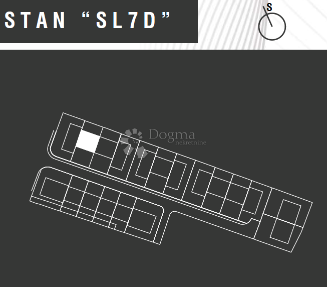 Allogio Štinjan, Pula, 57,13m2