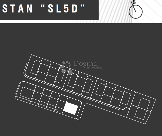 Allogio Štinjan, Pula, 57,13m2