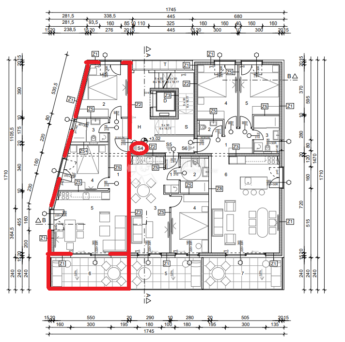 Allogio Primošten, 70.56 m2