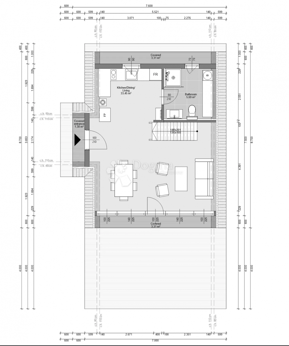 Casa Begovo Razdolje, Mrkopalj, 66,12m2