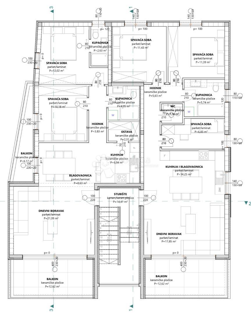 Allogio Brodarica, Šibenik - Okolica, 87,32m2