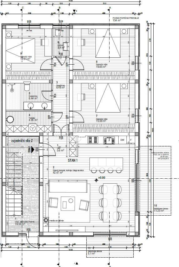 Allogio Funtana, 127,53m2