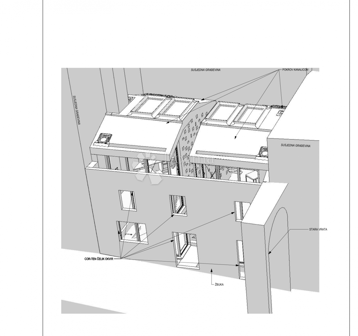 Casa Centar, Rijeka, 180m2