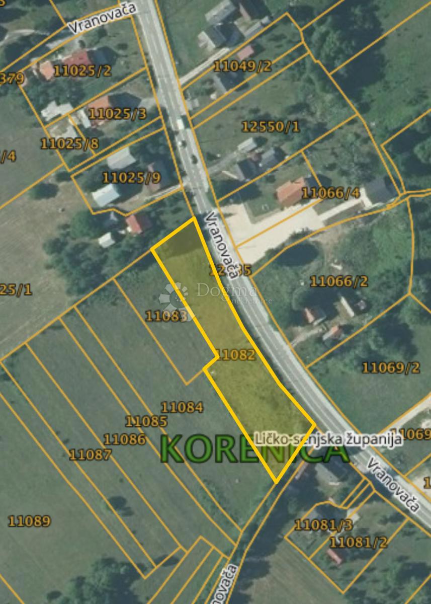 Terreno edificabile Korenica, Plitvička Jezera, 4.513m2