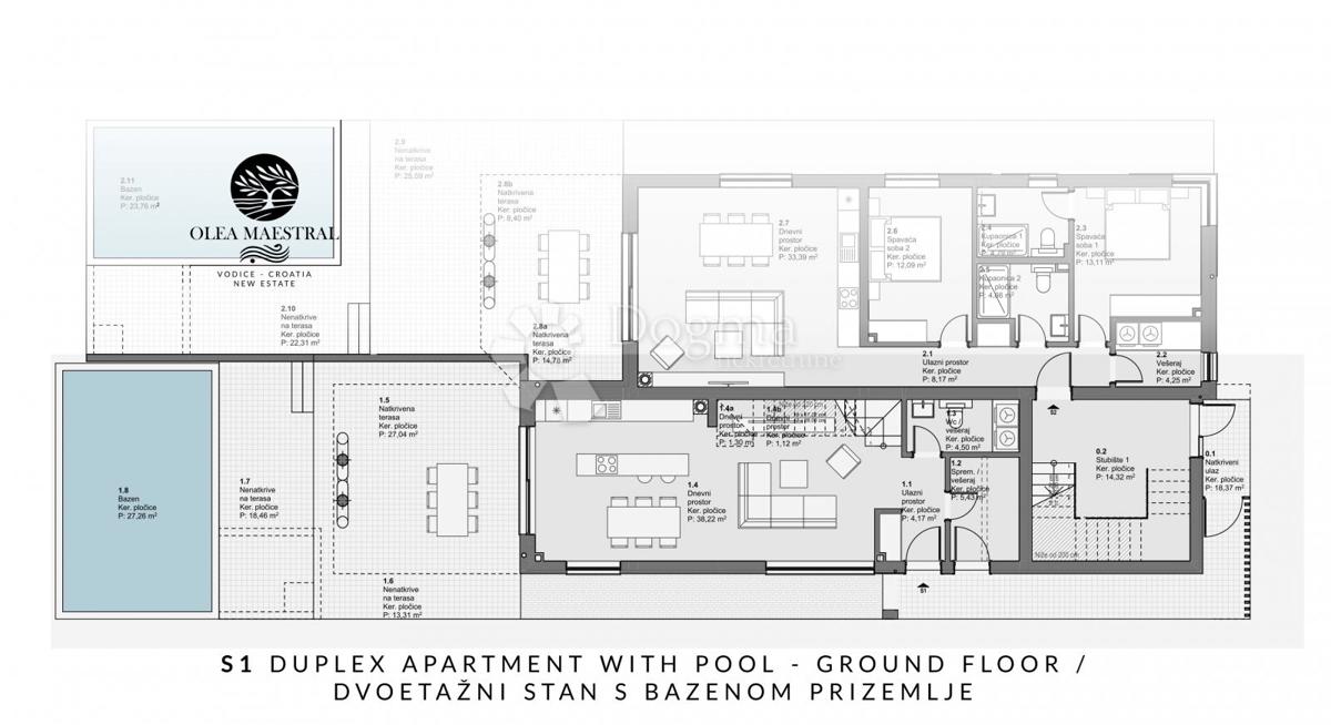 Allogio Vodice, 168,40m2
