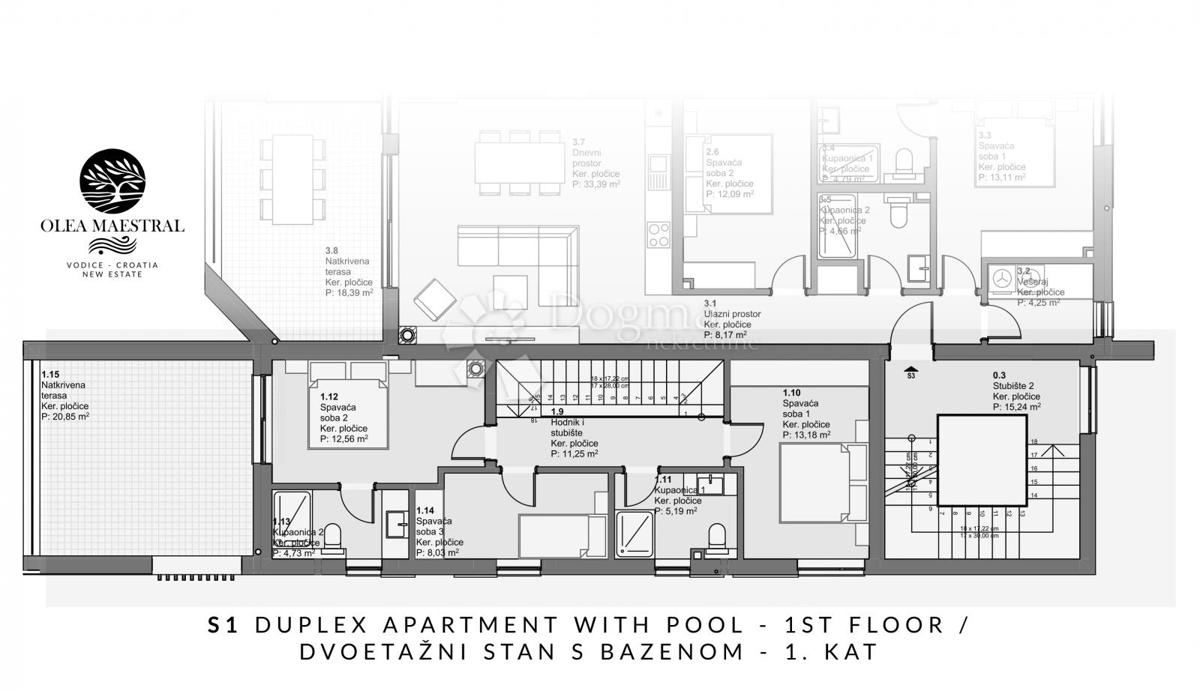 Allogio Vodice, 168,40m2