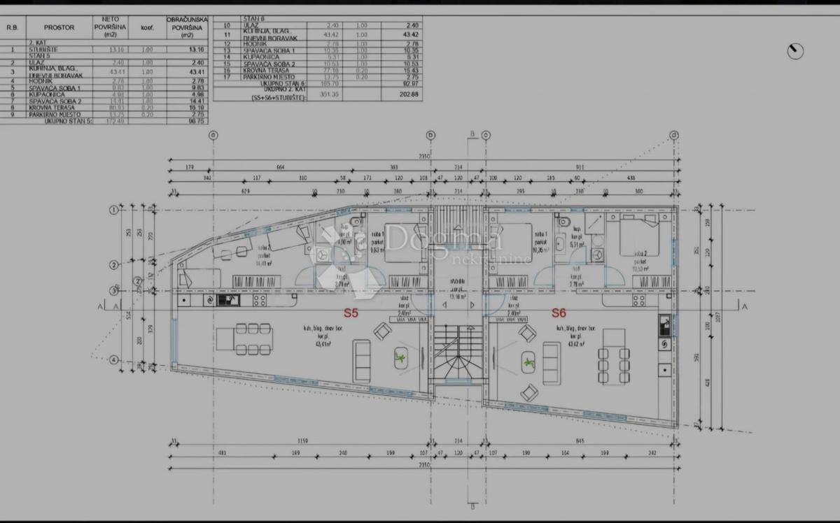 Allogio Pakoštane, 96,75m2
