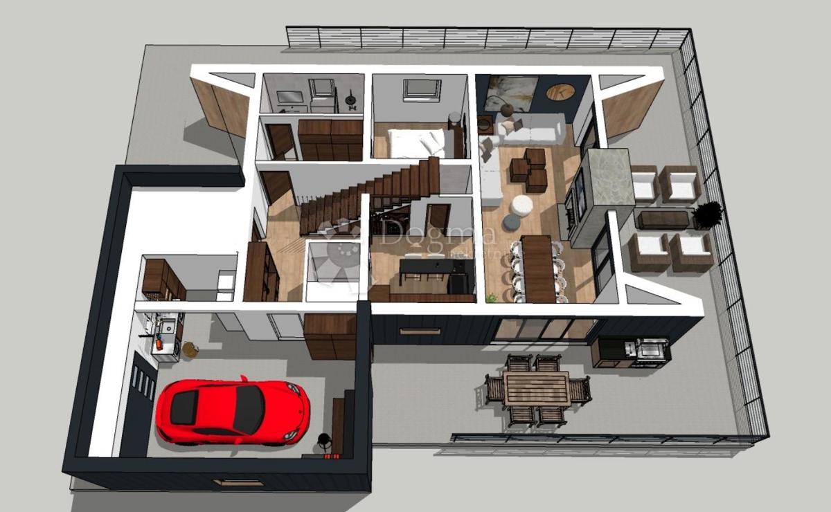 Terreno edificabile Vrata, Fužine, 1.741m2