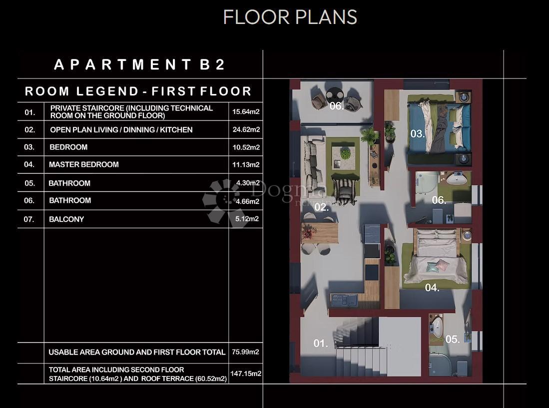 Allogio Poreč, 109,58m2