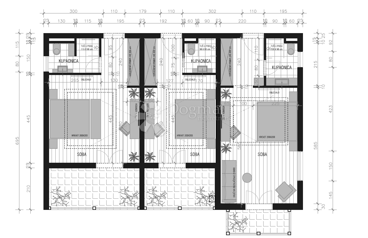 Brač, Sumartin, bellissima villa, prima fila al mare