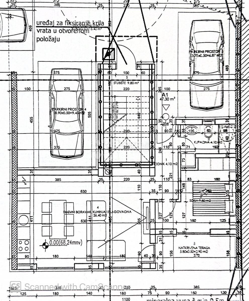 Allogio Monteserpo - Komunal, Pula, 42,75m2