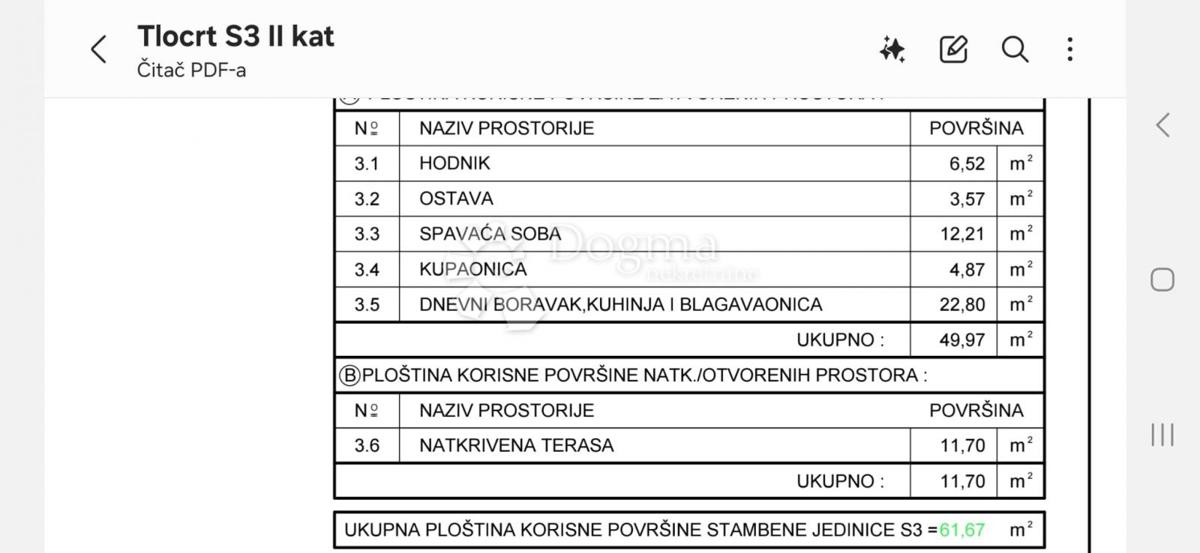 Allogio Grebaštica, Šibenik - Okolica, 58,75m2