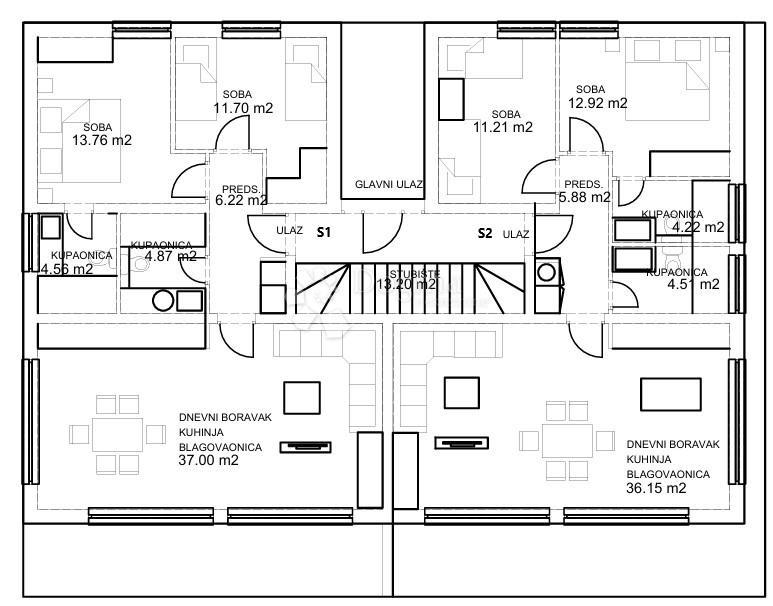 Allogio Pakoštane, 80,39m2
