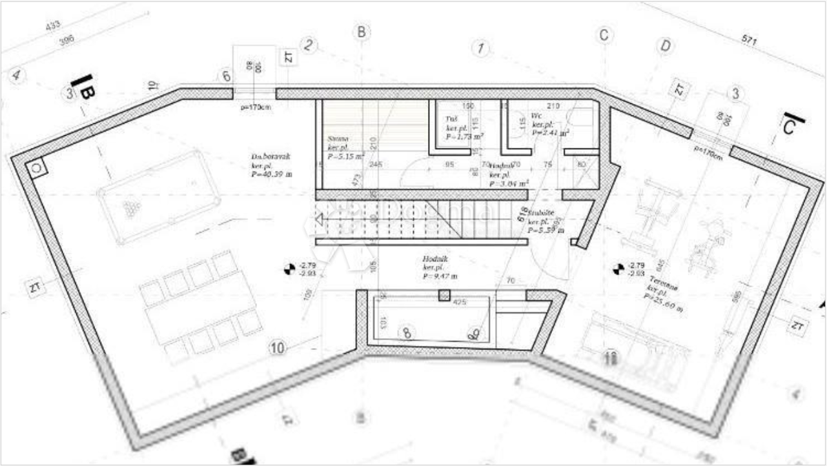 Eccezionale villa di lusso con vista panoramica sul mare a Podstrana