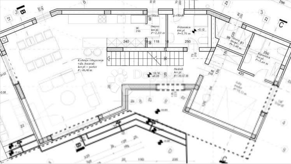 Eccezionale villa di lusso con vista panoramica sul mare a Podstrana