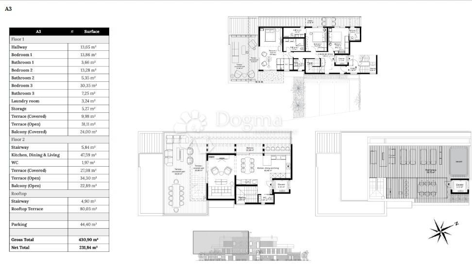 Appartamento Zaton, Nin, 191,10m2