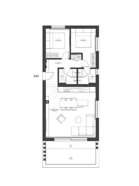 Allogio Zaton, Nin, 86,13m2