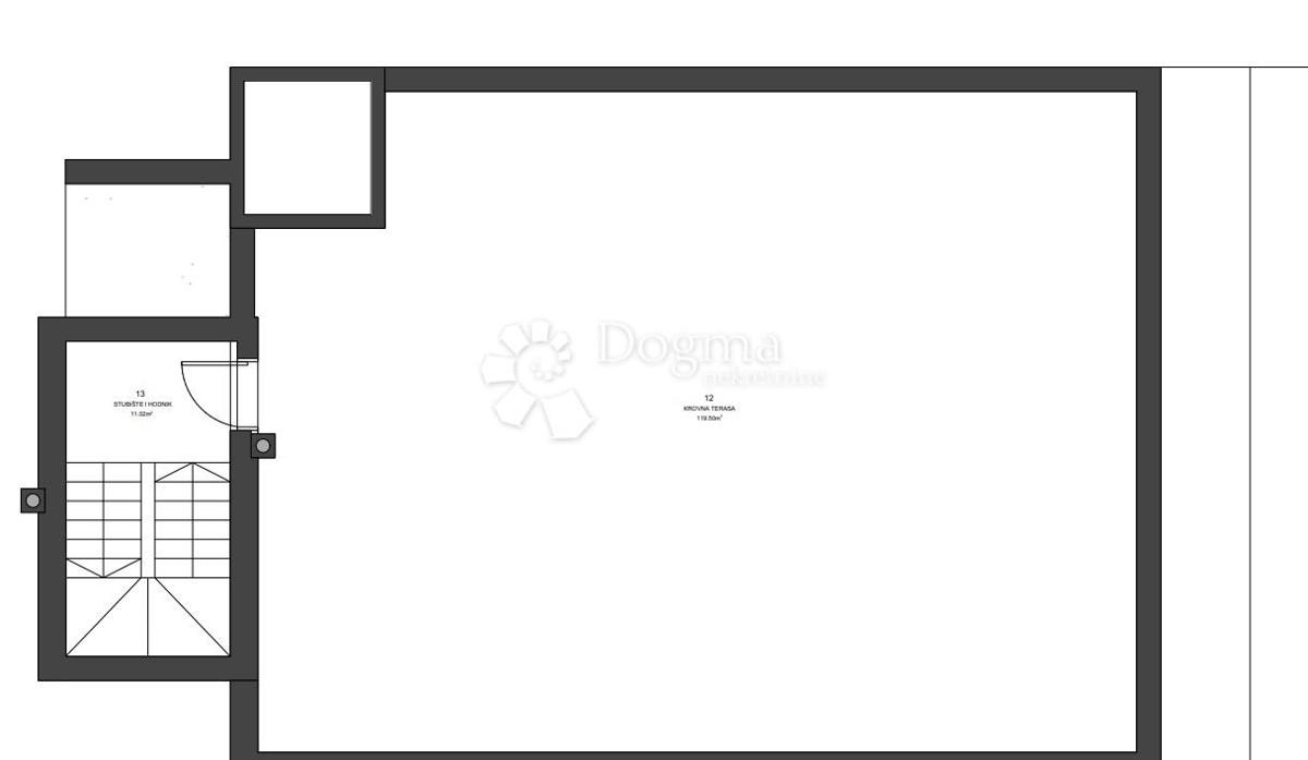 Allogio Zaton, Nin, 153,96m2