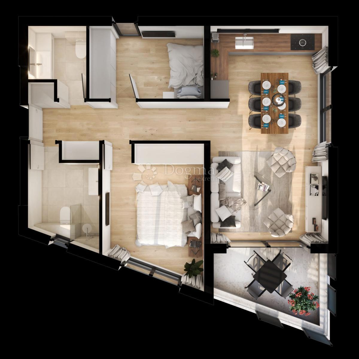 Allogio Belafuža, Zadar, 81,70m2