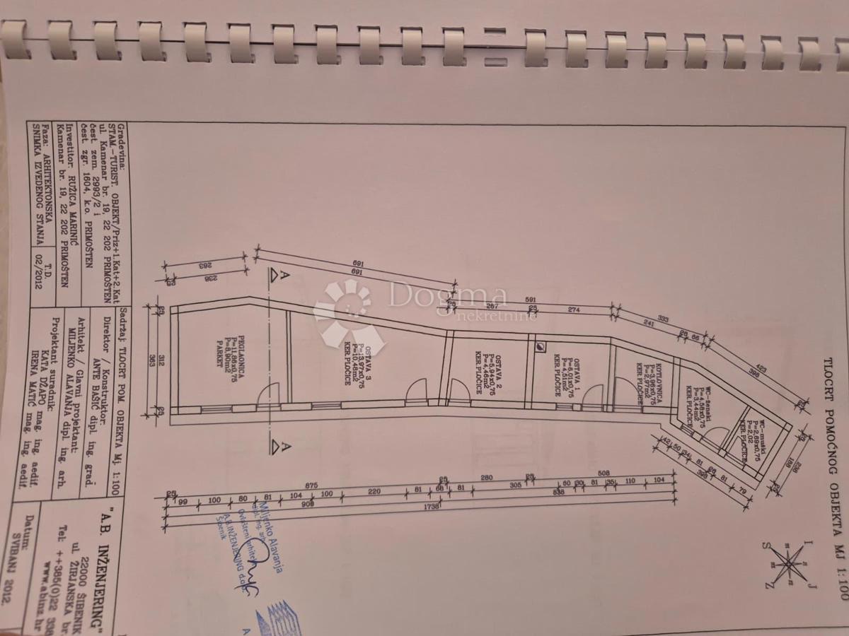 IN VENDITA – VILLA CON VISTA IMPAREGGIABILE SUL MARE, LE ISOLE E PRIMOŠTEN