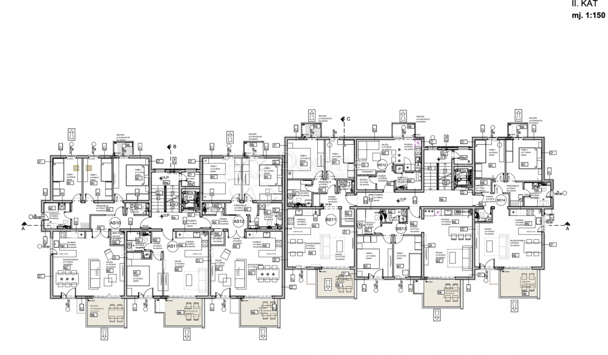 Allogio Dugopolje, 25m2