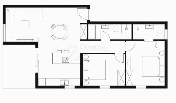 Allogio Peroj, Vodnjan, 77,60m2