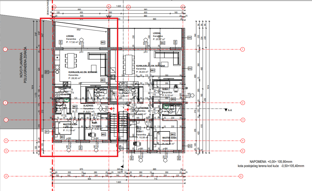 Allogio Kurilovec, Velika Gorica, 125,76m2