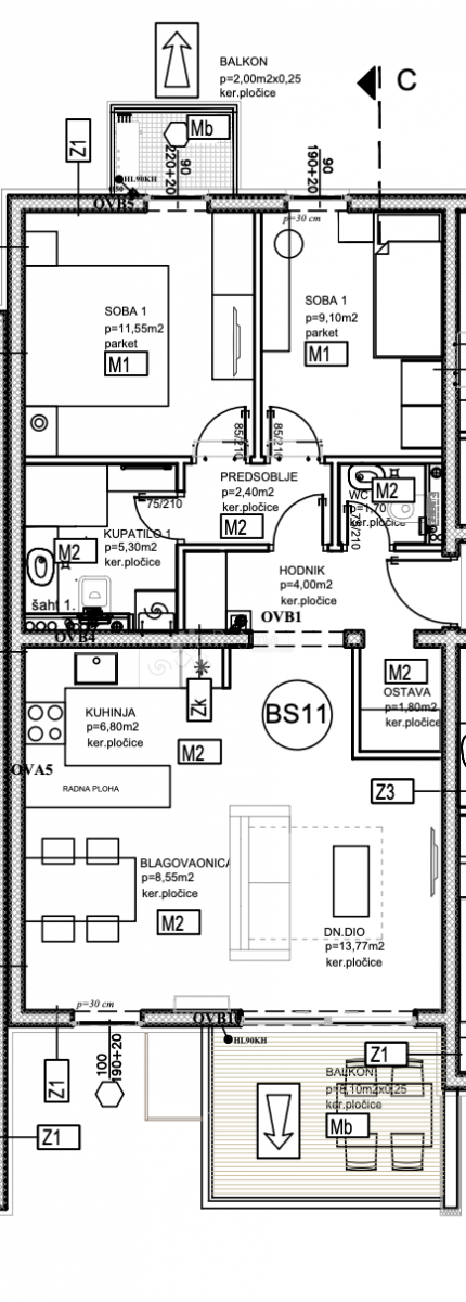 Allogio Dugopolje, 25m2