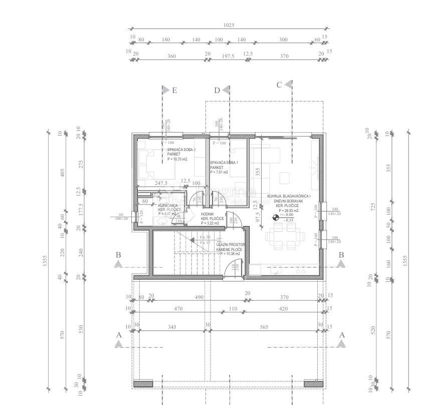 Allogio Petrčane, Zadar - Okolica, 72,16m2